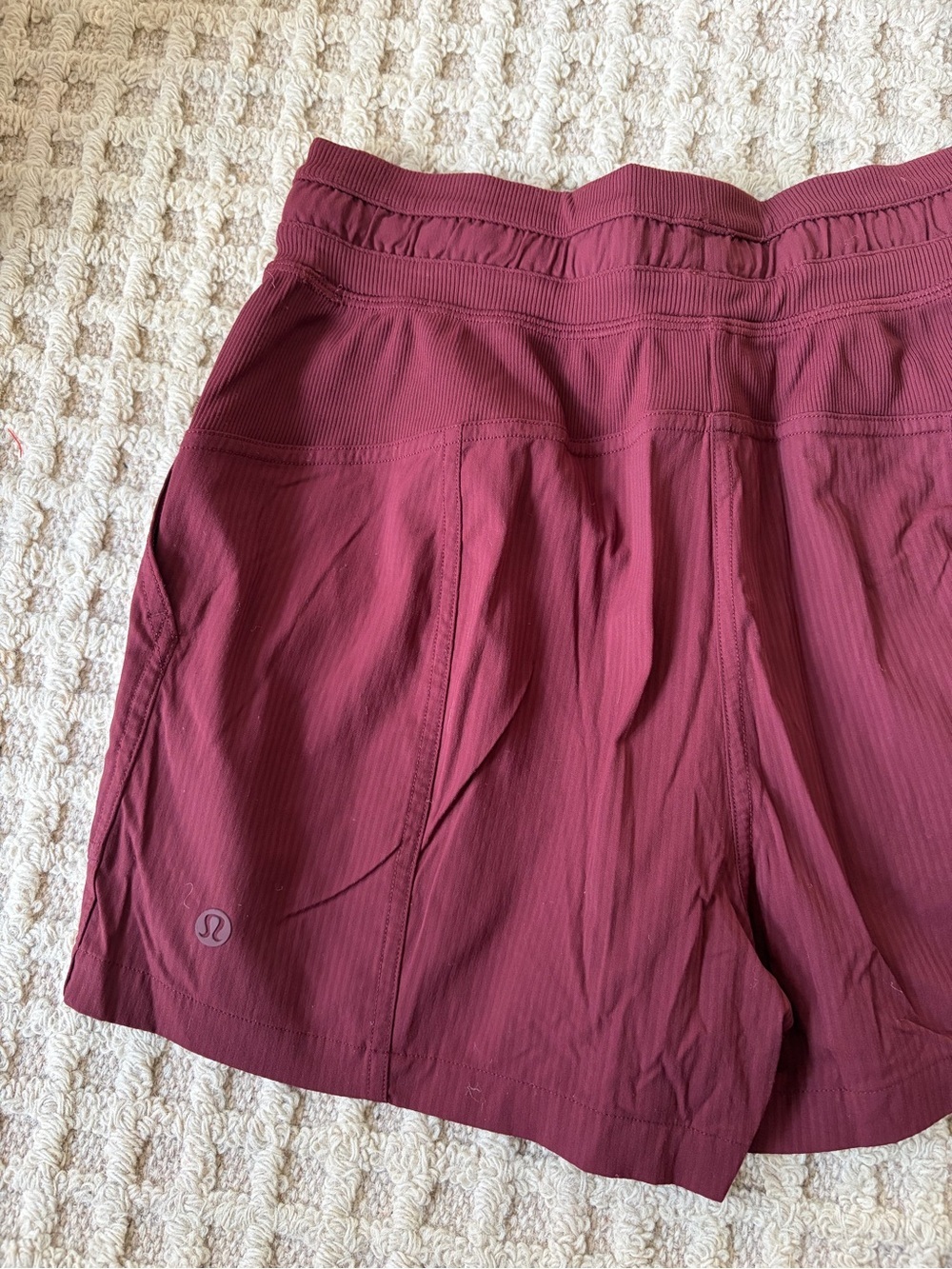 Lululemon Dance Studio High-Rise Short 3.5" Red Merlot 2 - Picture 7 of 10
